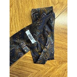 Jsaco Mens Silk Tie Paisley Medallion Multi-Color Made in Italy